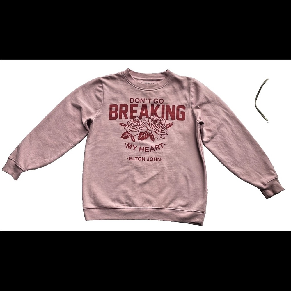 Pink Graphic Sweatshirt
